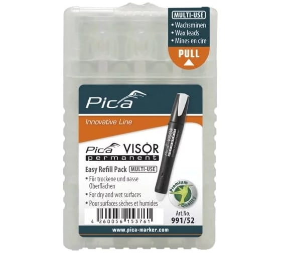Изображение товара Сменные картриджи PICA VISOR белые, 4 шт. в пенале 991/52