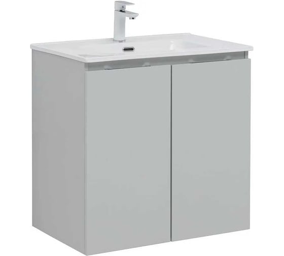 Изображение товара Тумба Aquanet Алвита new 70 подвесная, серый 00303903