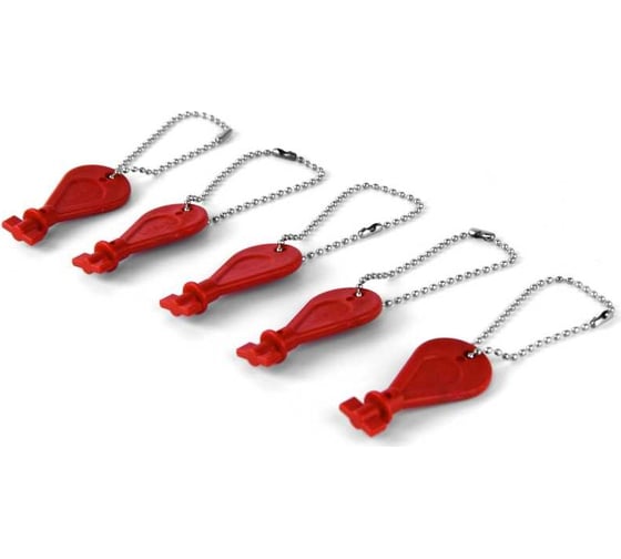 Изображение товара Универсальный ключ диспенсера мыла и бумажных листовых одноразовых полотенец Unevix KD1 5 шт UX-KD1-5