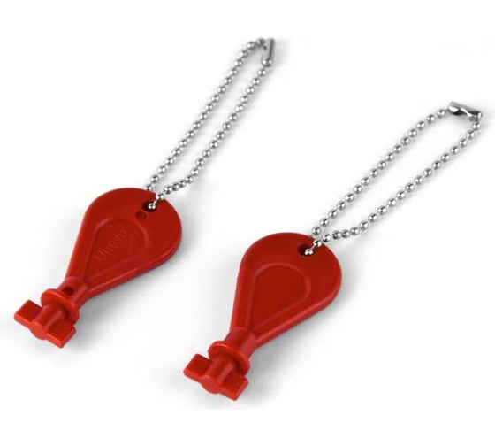 Изображение товара Универсальный ключ диспенсера мыла и бумажных листовых одноразовых полотенец Unevix KD1 2 шт UX-KD1-2