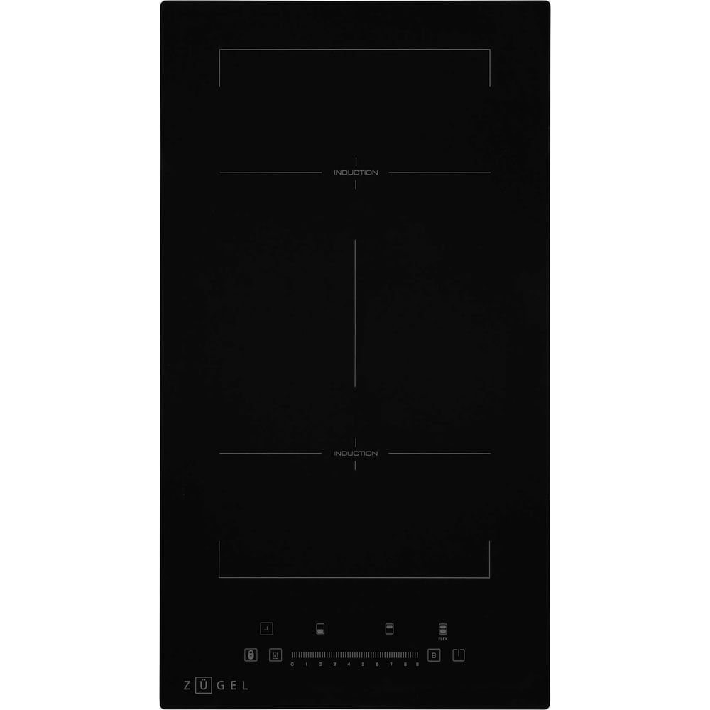 Изображение товара Индукционная варочная панель ZUGEL ZIH294B 2 конфорки сенсорное управление стеклокерамика