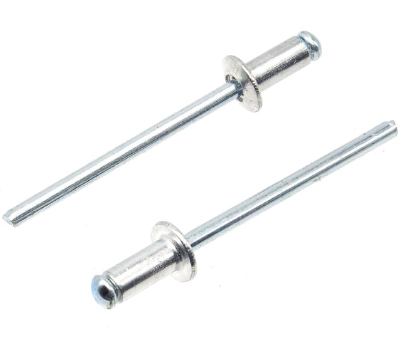 Изображение товара Заклёпки вытяжные BOWT алюминий-сталь, 4,0x14 мм, 500 шт. A02120