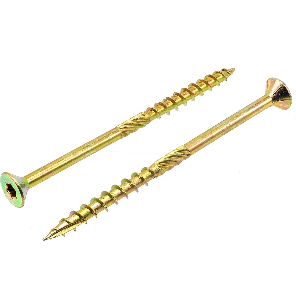 Изображение товара Саморез конструкционный BOWT желтый цинк 5x80 мм 200 шт