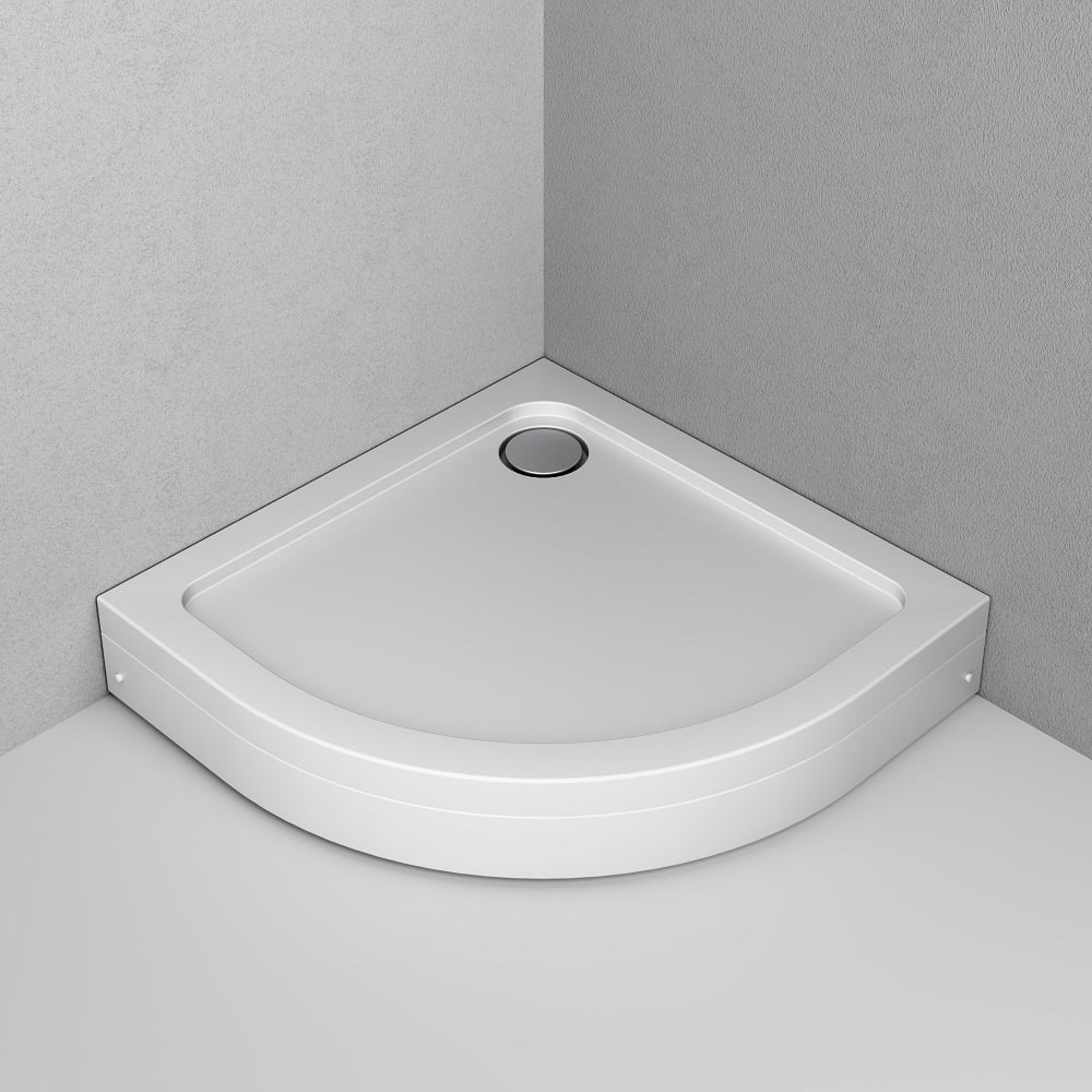 Изображение товара Душевой поддон AM.PM Gem 80х80 см, с сифоном, белый W90T-401-080W