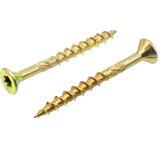 Изображение товара Шуруп саморез конструкционный BOWT желтый цинк, 4x40 мм, 200 шт. S02159