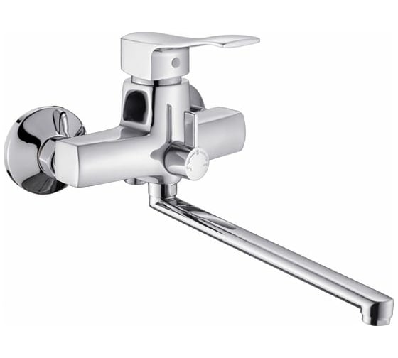 Изображение товара Универсальный смеситель Potato с плоским прямым изливом и переключателем для душа P22209