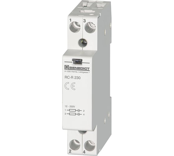 Изображение товара Блок вспомогательных контактов для модульных контакторов BENEDICT RC-R 230 PN40976