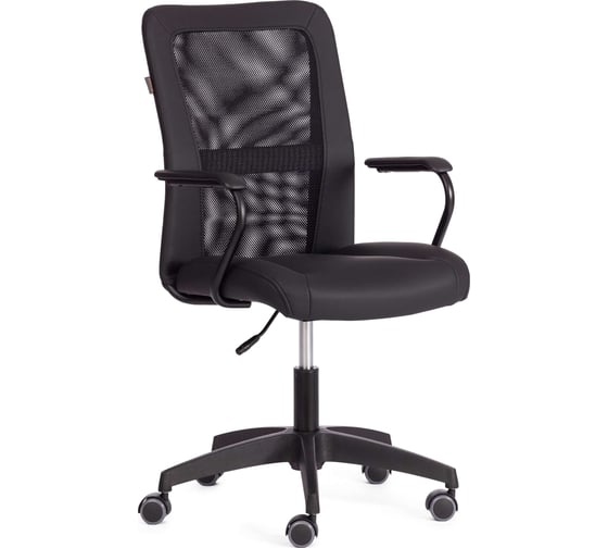 Изображение товара Кресло Tetchair Staff экокожа/ткань, черный 21346