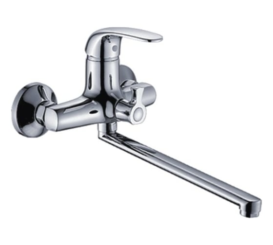 Изображение товара Универсальный смеситель Potato с плоским изливом и переключателем для душа P22203