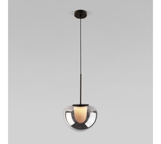 Изображение товара Подвесной светодиодный светильник Eurosvet со стеклянным плафоном 90325/1 черный a065922