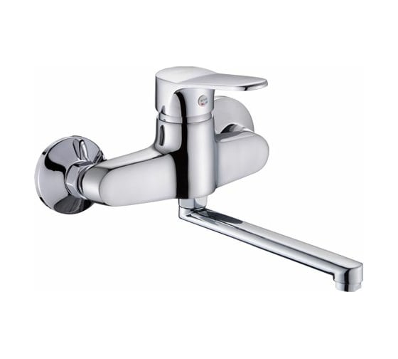 Изображение товара Универсальный смеситель Potato с плоским и прямым изливом и переключателем для душа P46218