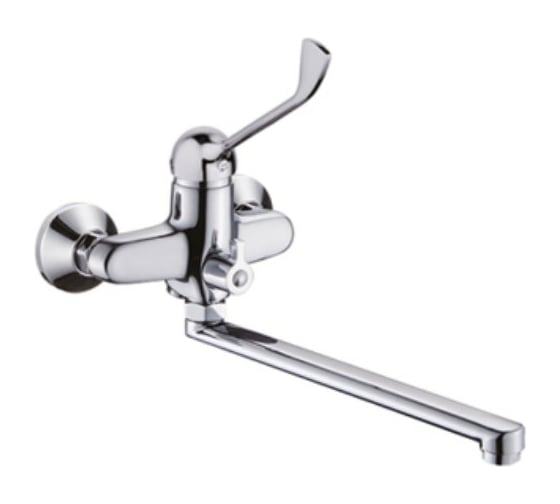 Изображение товара Универсальный смеситель Potato с плоским прямым изливом и переключателем для душа P2237