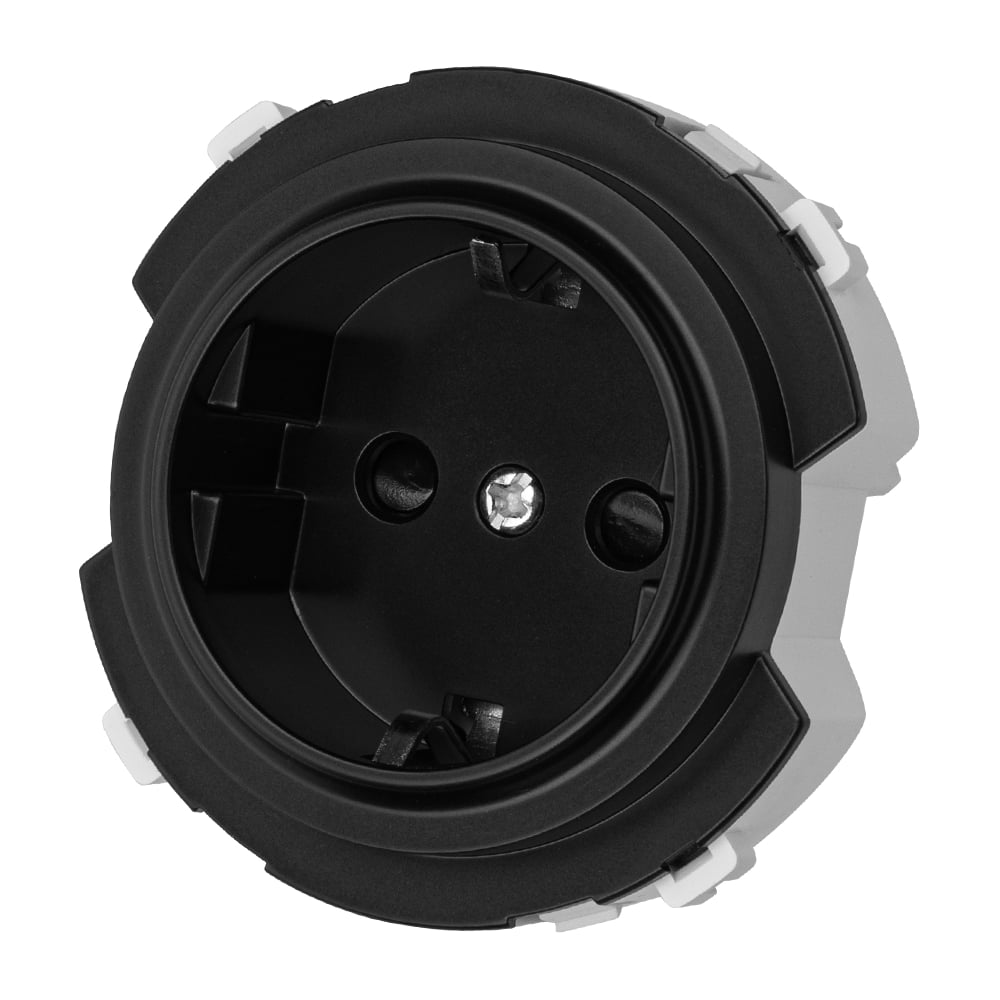 Изображение товара Силовая розетка 2п+з 16А 250В с защитными шторками серия Байкал агат TDM ELECTRIC