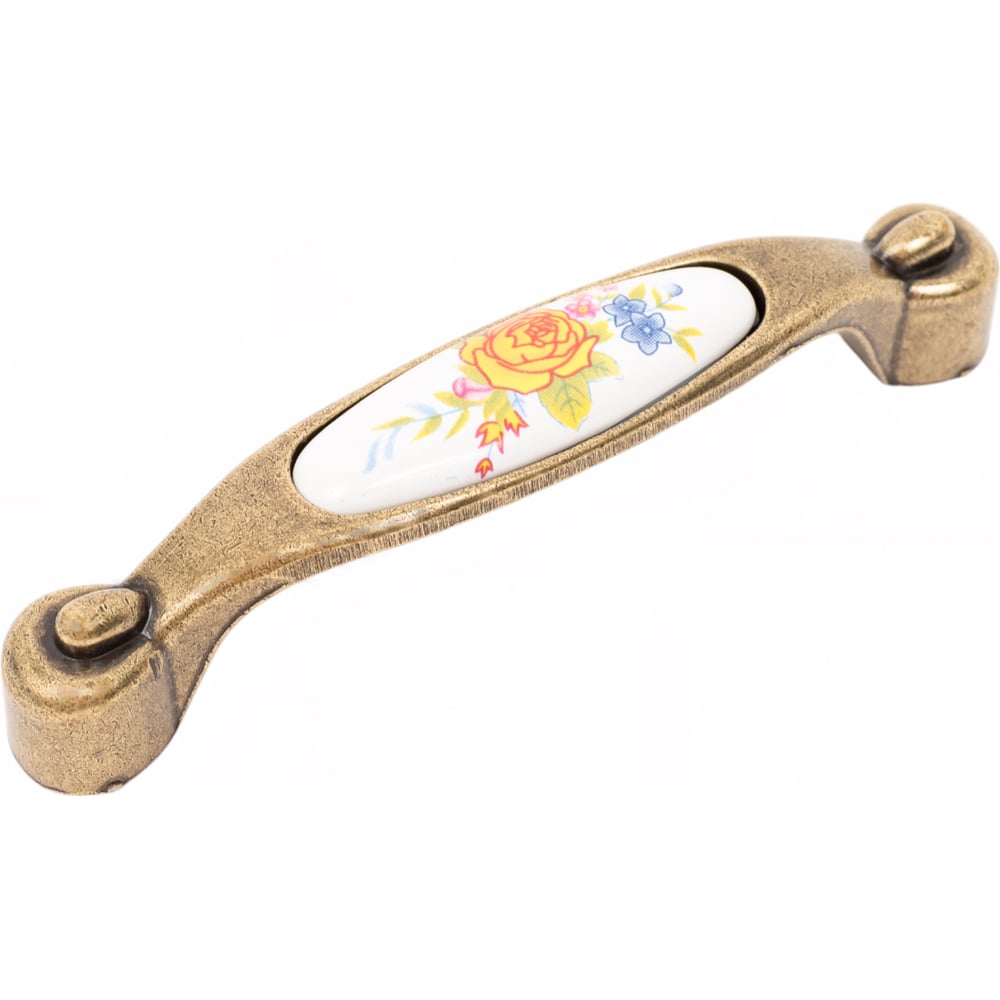 Изображение товара Ручка-скоба CAPPIO ROSE Ceramics бронза 96 мм для мебели