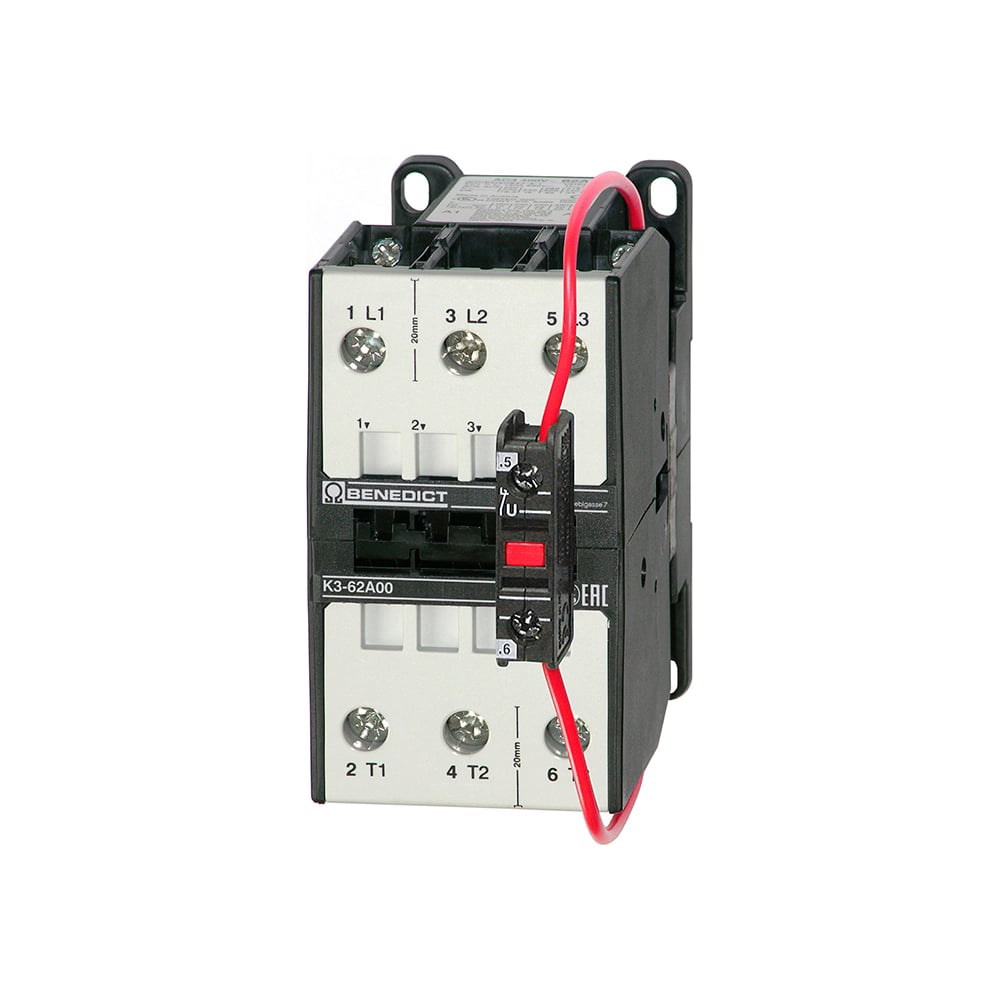 Изображение товара Контактор трехполюсный BENEDICT K3-62A00-24 PN38542 30 кВт