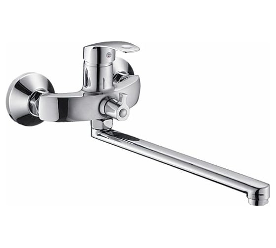 Изображение товара Универсальный смеситель Potato с плоским прямым изливом и переключателем для душа P22212