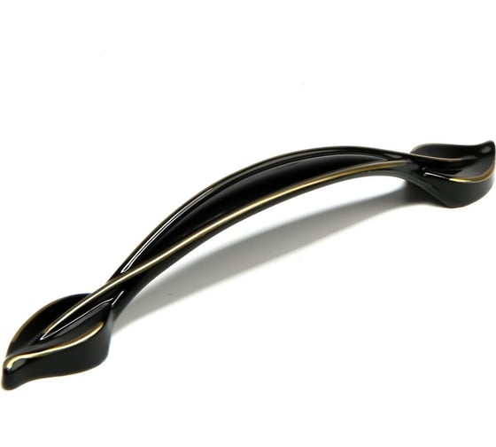 Изображение товара Ручка-скоба CAPPIO RSC290, м/о 128 мм, цвет черно-золотой 9644622