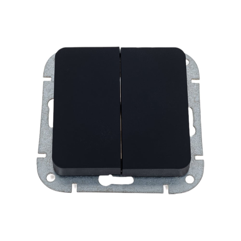 Изображение товара Механизм выключателя 2-кл. Bylectrica АСТРУМ карбон IP20 для освещения