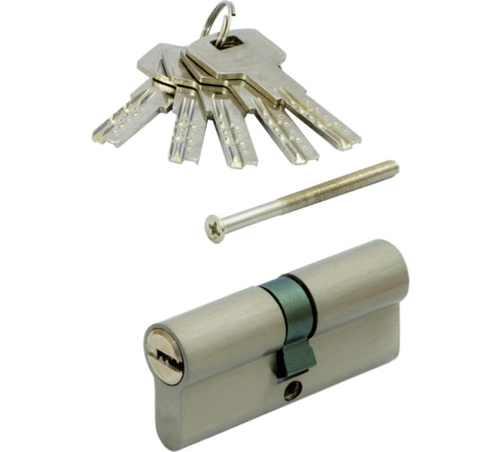 Изображение товара Цилиндровый механизм VETTORE vеttore zn m90 z ni (35x55), 5 ключей, никель 20081
