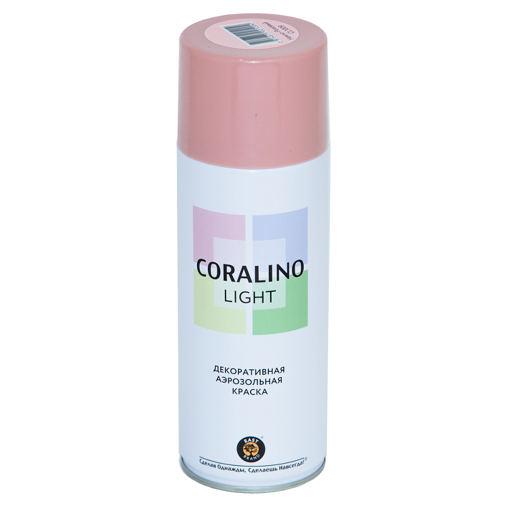 фото Декоративная аэрозольная краска coralino light нежно розовый cl1009