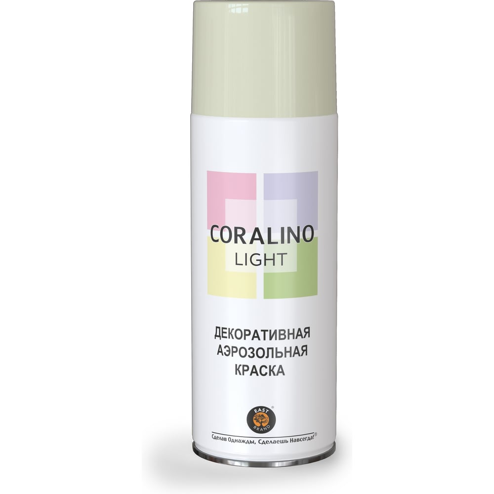 Изображение товара Декоративная аэрозольная краска CORALINO LIGHT Кремовый CL1005 для внутренней и наружной отделки