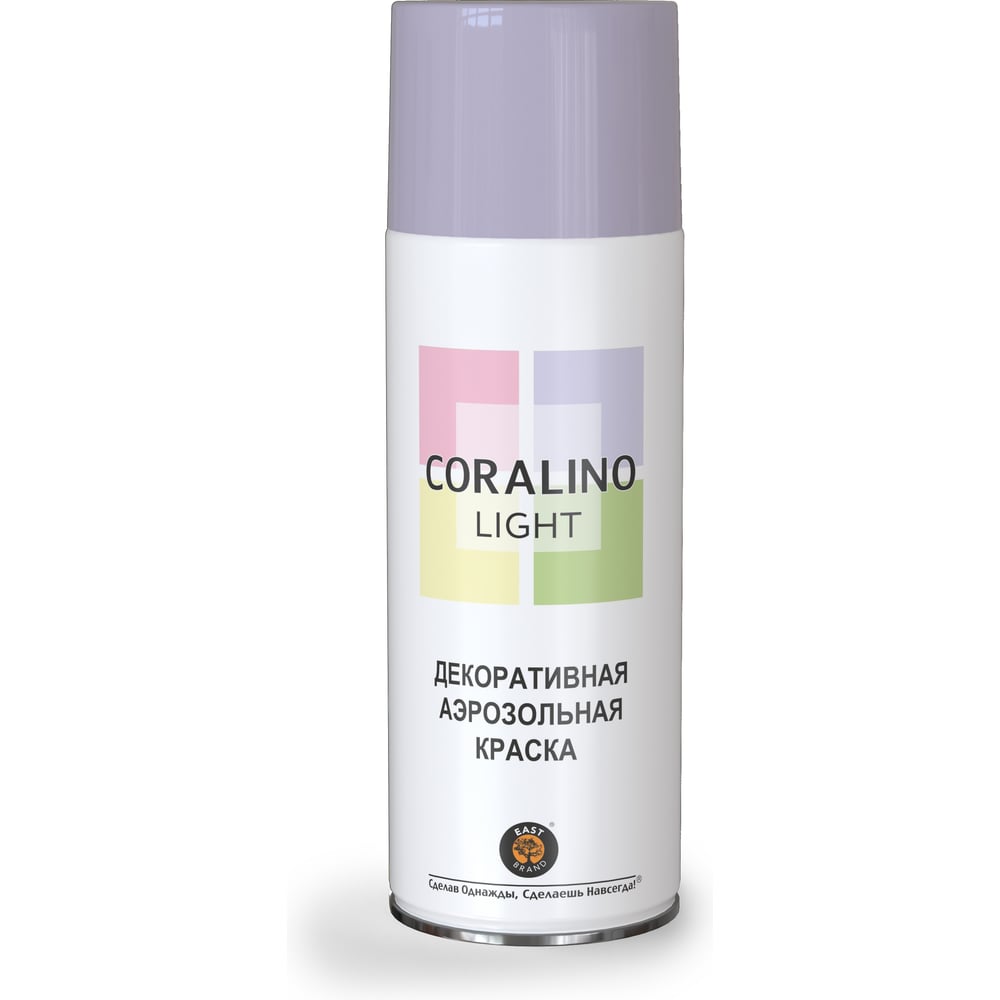 Изображение товара Декоративная аэрозольная краска CORALINO LIGHT Лаванда 0.52 л акриловая