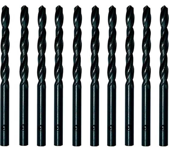 Изображение товара Набор сверл по металлу 3.3х36х65 мм, ц/х, DIN338, HSS-VAP, 10 шт Modern T D050.0033N