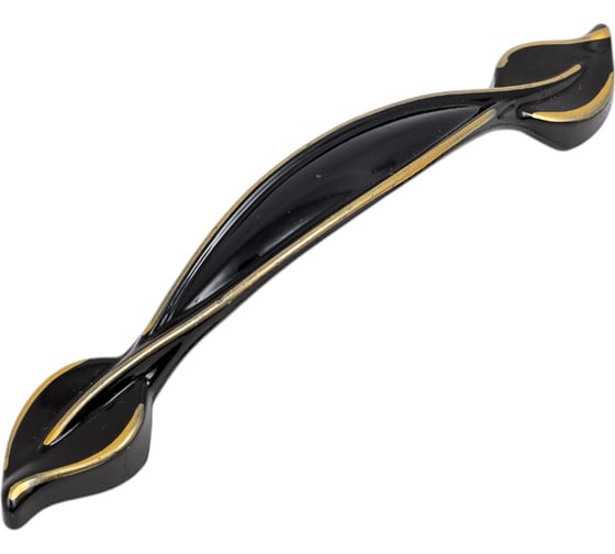 Изображение товара Ручка-скоба CAPPIO RSC290, м/о 96 мм, цвет черно-золотой 9644621
