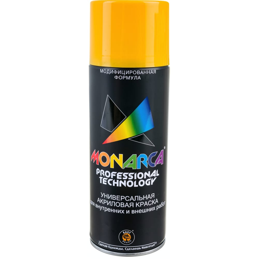 Аэрозольная краска MONARCA тяпка металл 150х50 мм порошковая окраска