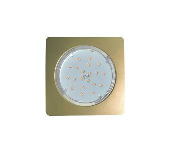 Изображение товара Встраиваемый светильник Ecola Gx53 5357 легкий квадратный золото 107x25 FG5357ECD