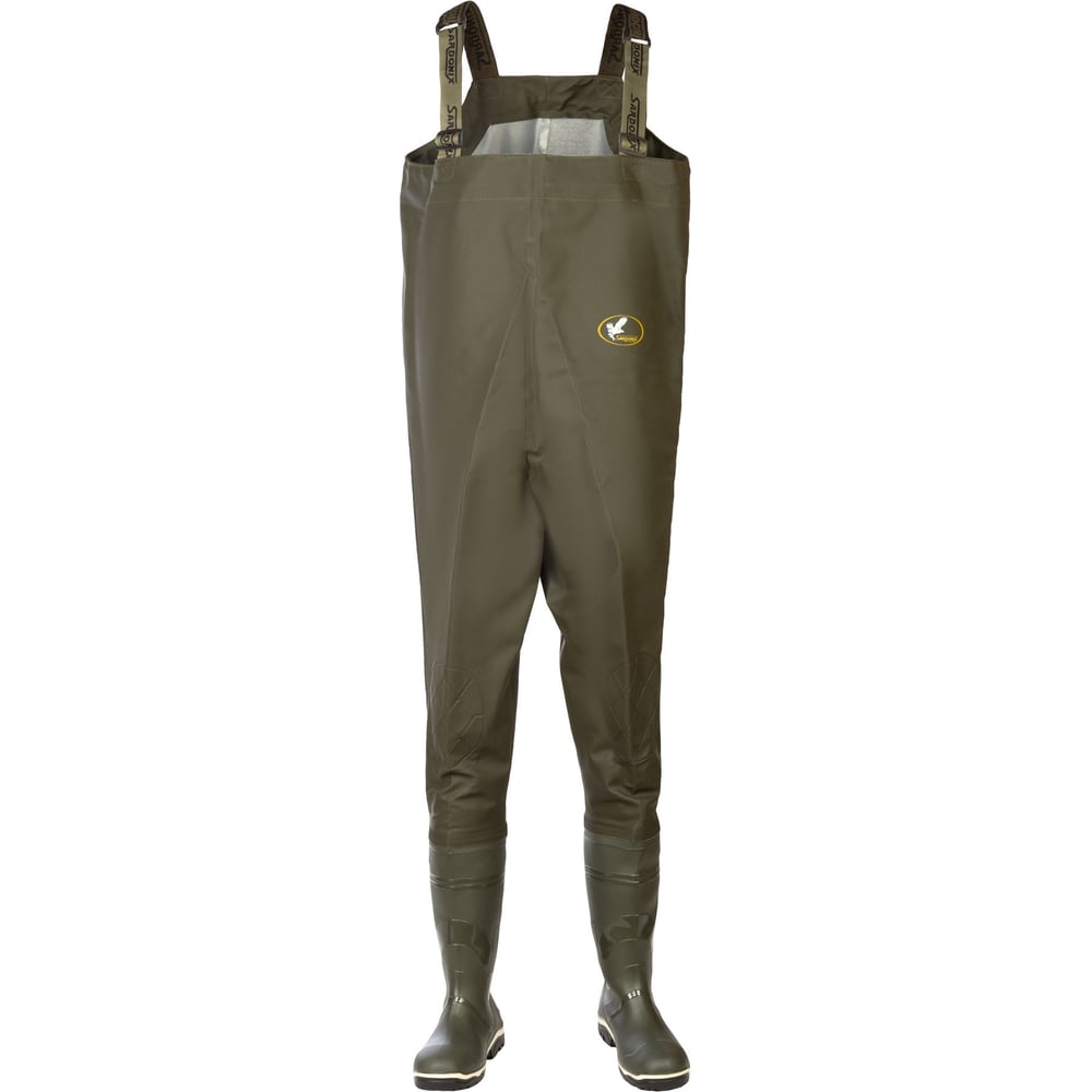 Изображение товара Мужской защитный полукомбинезон ФАКЕЛ Витязь ПВХ Винитол Sardonix 42 защитная одежда