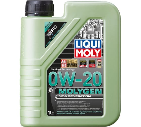 Изображение товара НС-синтетическое моторное масло Molygen New Generation (0W-20; 1л) LIQUI MOLY 21356