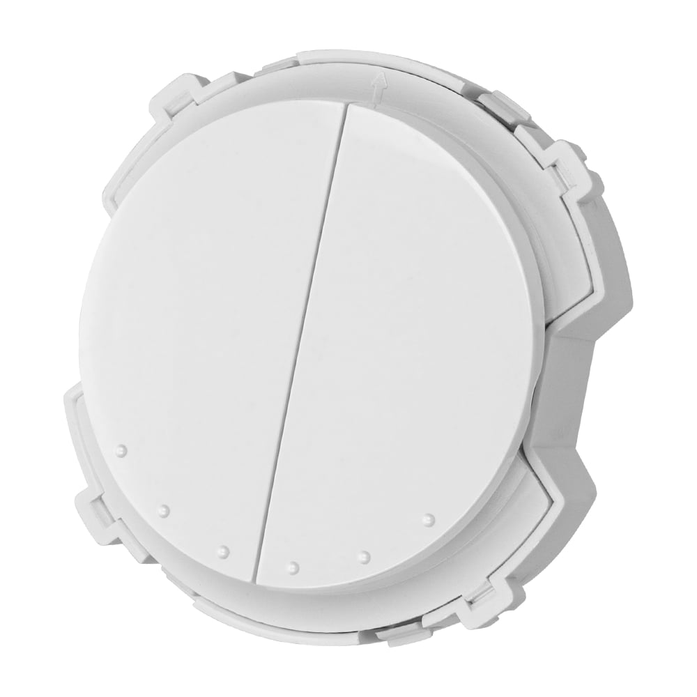 Изображение товара 2-клавишный выключатель TDM ELECTRIC Байкал 16А IP20 белый SQ1819-0033