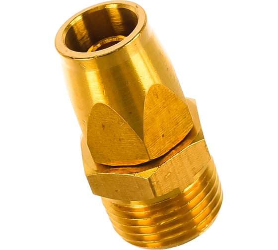 Изображение товара Соединитель резьбовой 1/2 с зажимом для шланга 8х12 мм ROCKFORCE RF-B1280/4(15060)