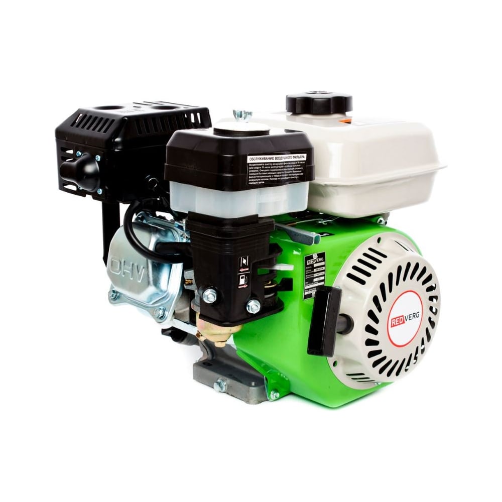 Изображение товара Бензиновый двигатель RD-GE170-S REDVERG 7.5 л.с. 212 см³ для генераторов культиваторов и мотоблоков