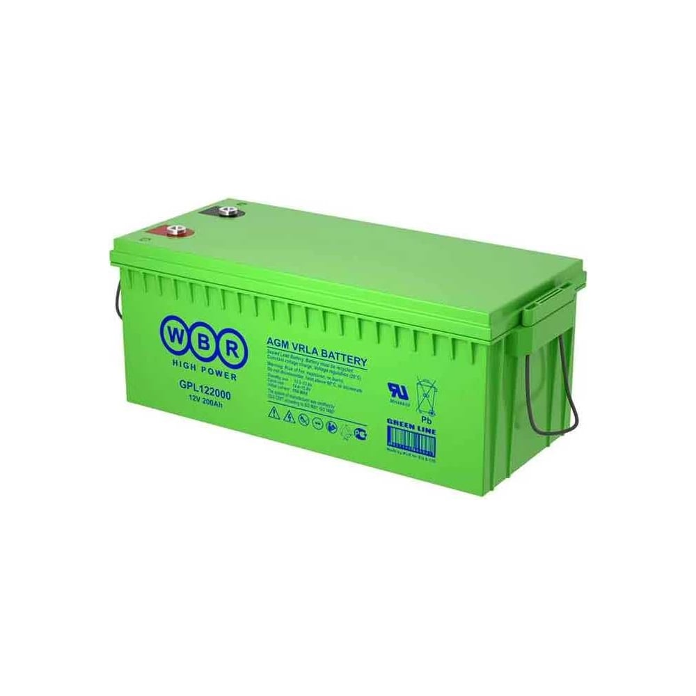 Изображение товара Аккумулятор для ИБП WBR GPL122000H 12В 220 Ач