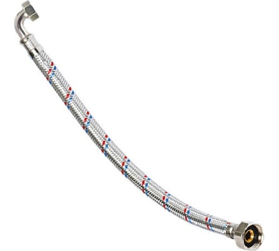 Изображение товара Угловая гибкая подводка для воды Altstream BASE ГИГАНТ d 32мм 1" г/г 60см 023011806