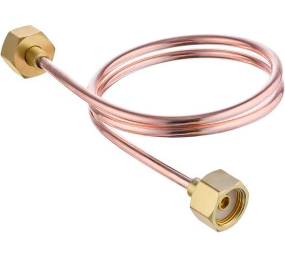Изображение товара Устройcтво для заправки баллонов змеевик медь, 1000 мм, G3/4-G3/4 ПТК 00000042999