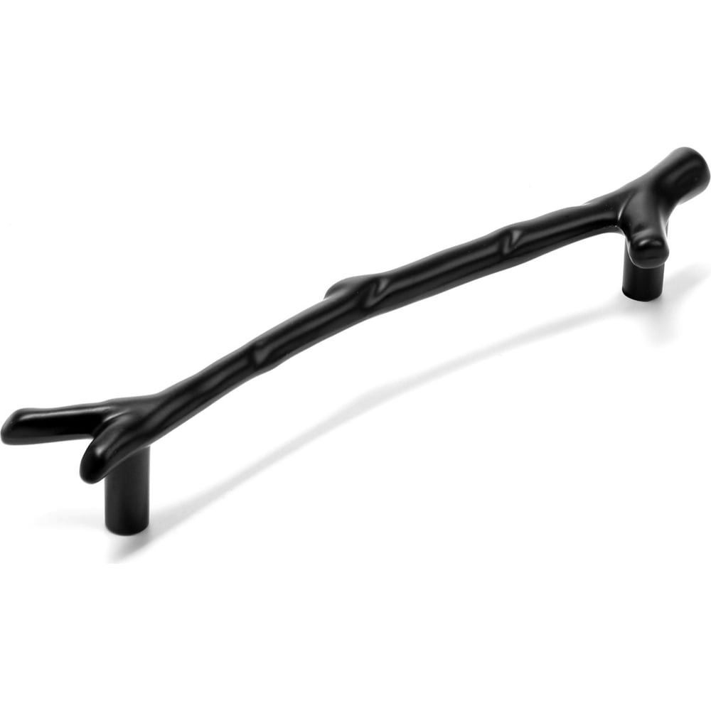 Изображение товара Ручка-скоба Ветка CAPPIO 128 мм черная для мебели ретро стиль