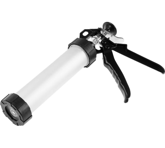 Изображение товара Пистолет для герметика ТУНДРА закрытый, круглый шток, 400 мл 3604491