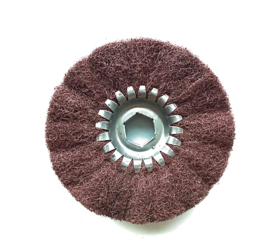 Изображение товара Круг нетканный для сатинирования Toyev NPB 150 х24/6х30мм 4 слоя,Brown,A/M 005642