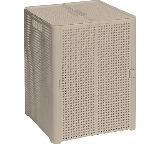 Изображение товара Корзина складная Violet Лофт с крышкой 50 л латте 895120