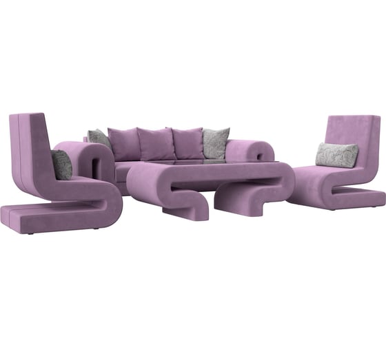 Изображение товара Набор волна-2 (стол, диван, 2 кресла) Лига диванов 115694