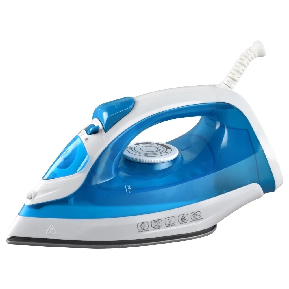 Изображение товара Утюг STARWIND SIR2045 1800 Вт голубой/белый с паровым ударом