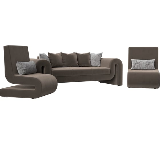 Изображение товара Набор волна-1 (диван, 2 кресла) Лига диванов 115652