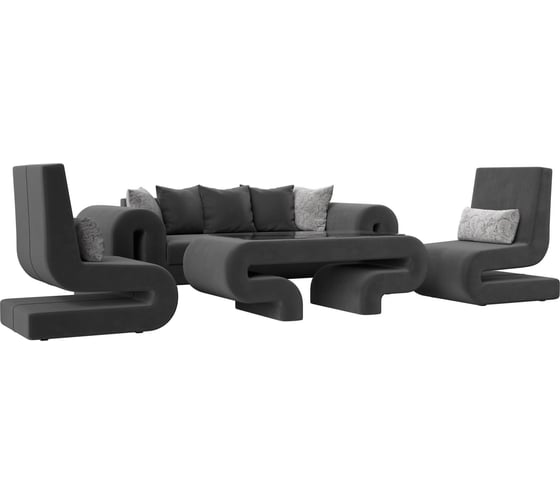 Изображение товара Набор волна-2 (стол, диван, 2 кресла) Лига диванов 115703