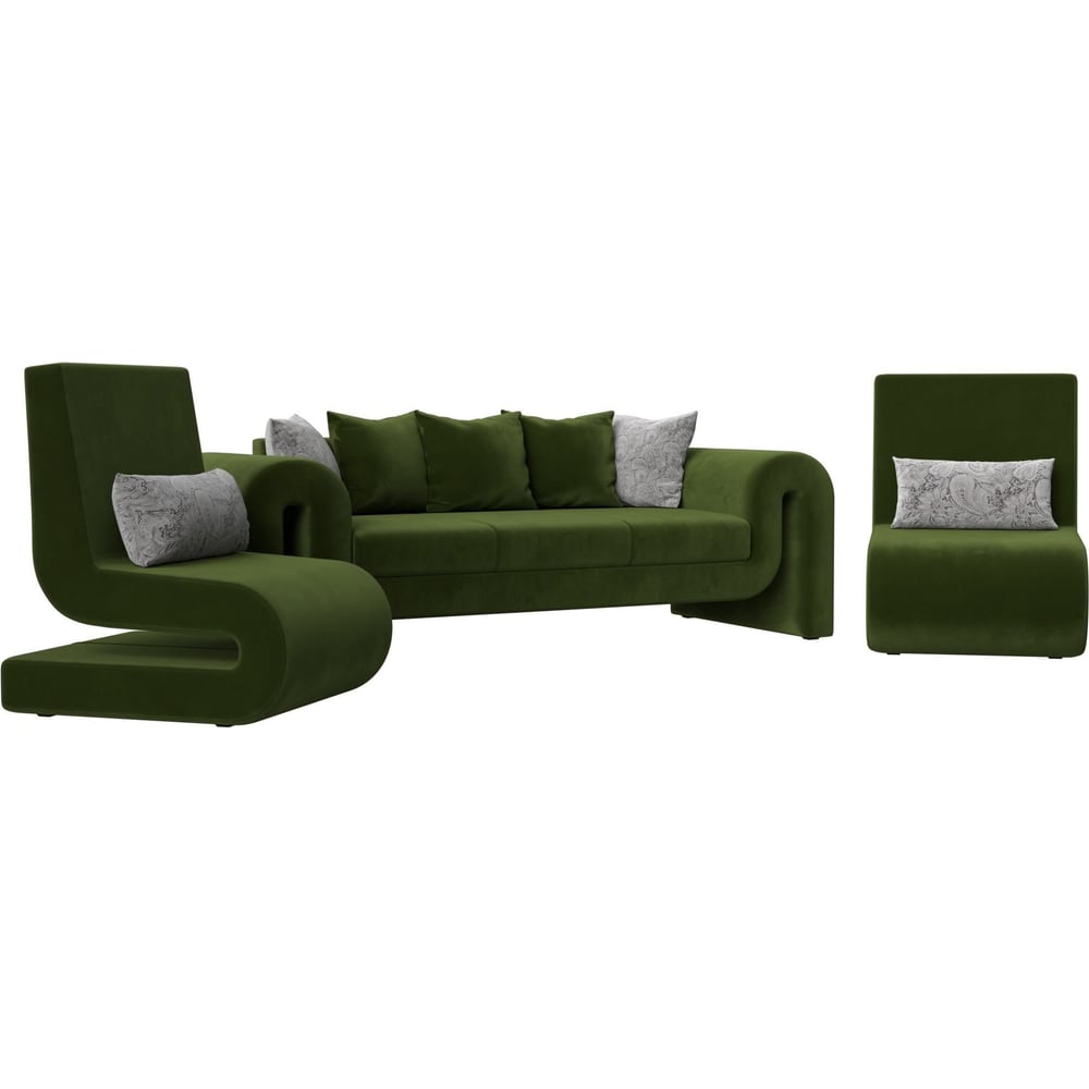 Изображение товара Набор волна-1 - диван и 2 кресла от Лиги диванов