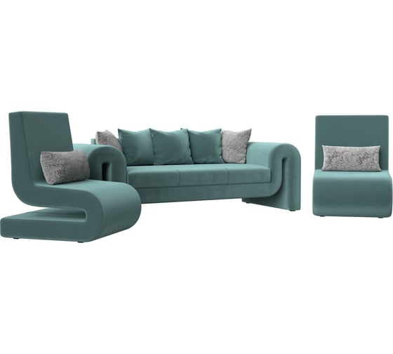 Изображение товара Набор волна-1 (диван, 2 кресла) Лига диванов 115653