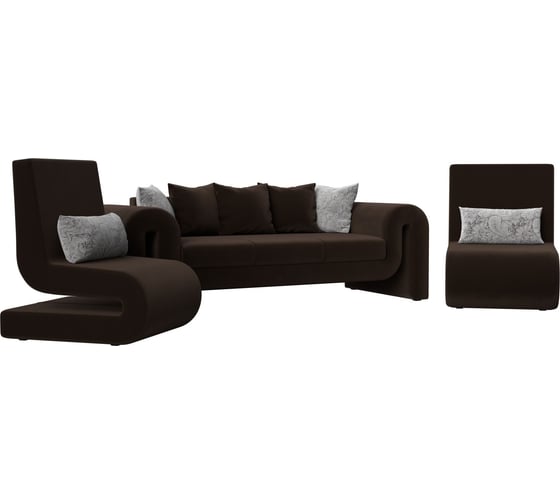 Изображение товара Набор волна-1 (диван, 2 кресла) Лига диванов 115643