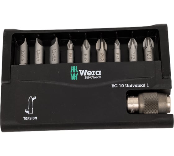 Изображение товара Набор бит Wera 10 предметов WE-056161